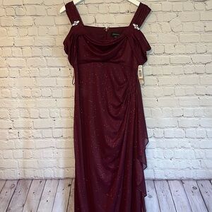 Merlot evening dress formal wedding prom ball gown Bridgerton Ball size …